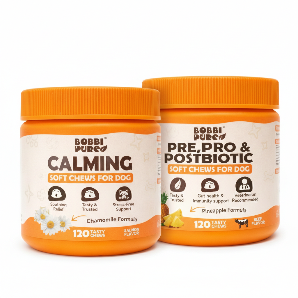 Kit Cachorro: Calmante + Pre, Pro y Postbiótico